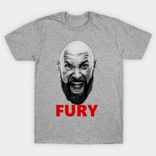 Tyson Fury illustration (Black and white) part of ICONS collection T-Shirt